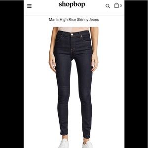J brand Maria high rise skinny jeans